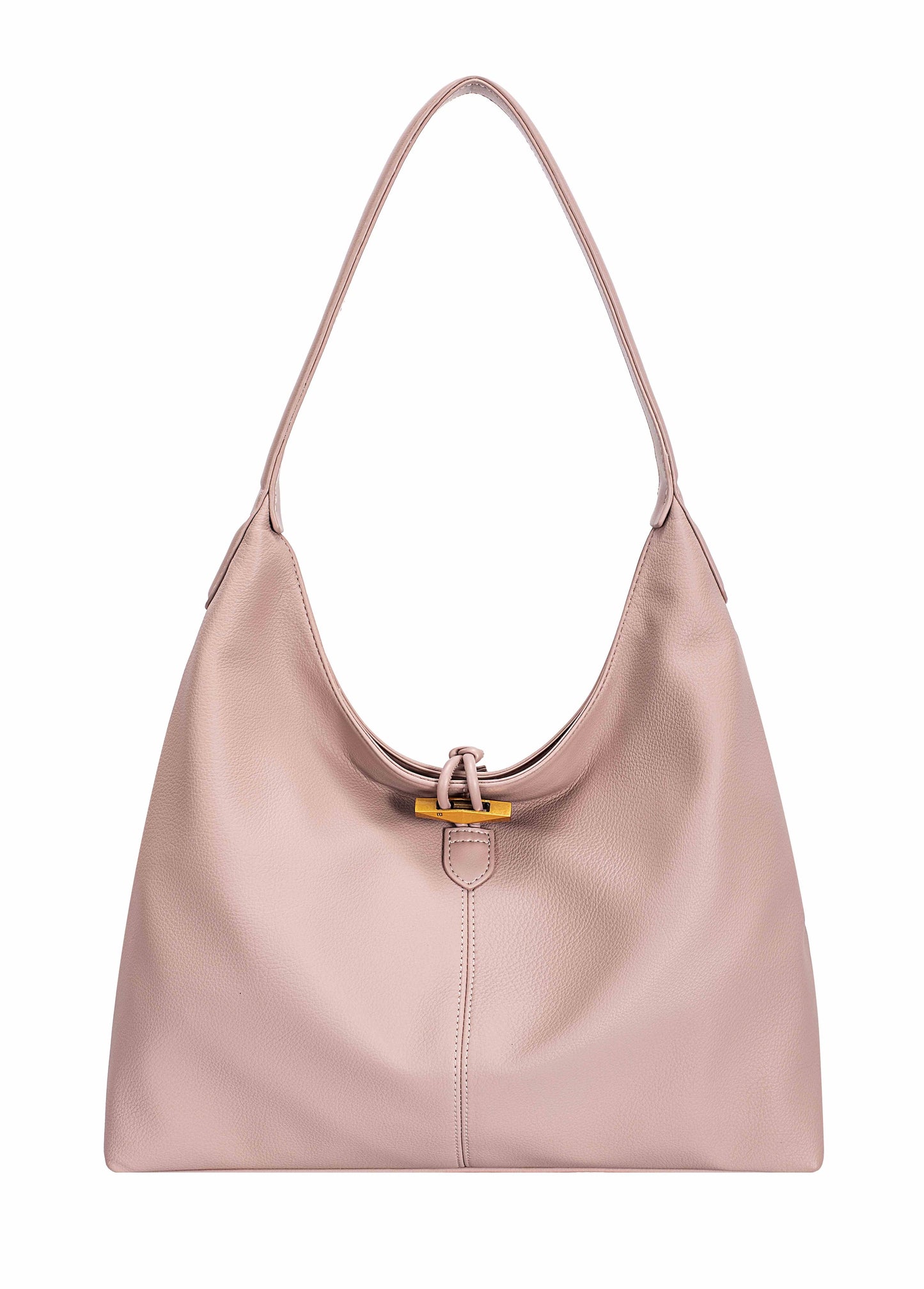 Vegan Leather Hobo Shoulder Bag