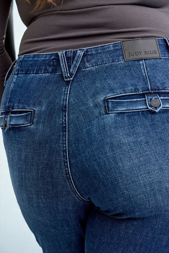 Dark Wash Bootcut Jeans