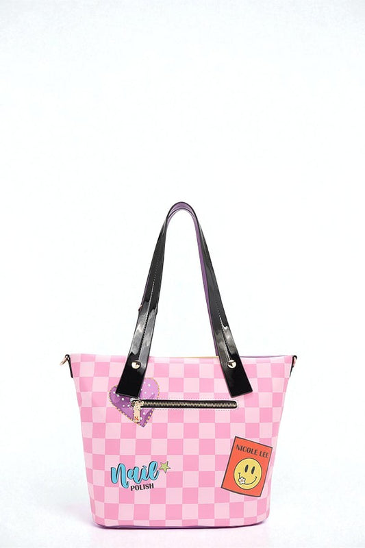 Vegan Leather Nail Polish Tote