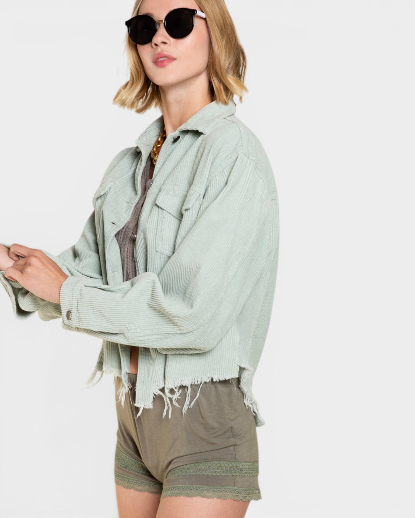 Sage Corduroy Jacket