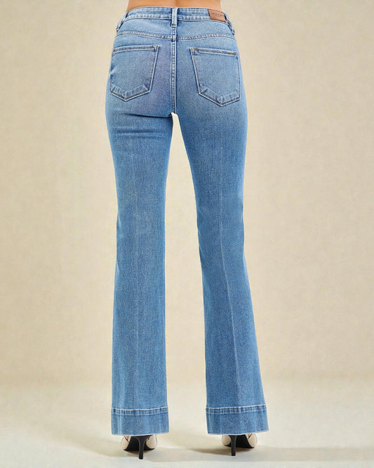 Light Wash Flare Jeans