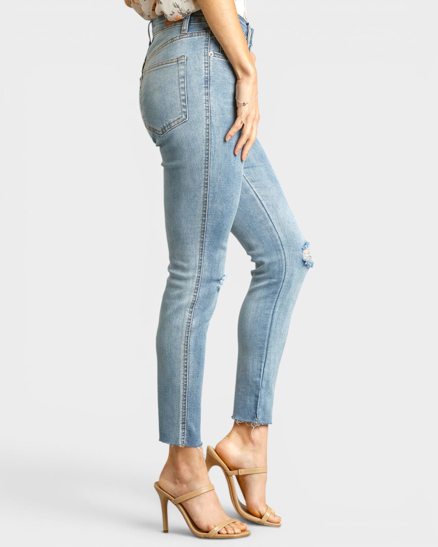 Light Wash Slim Jeans