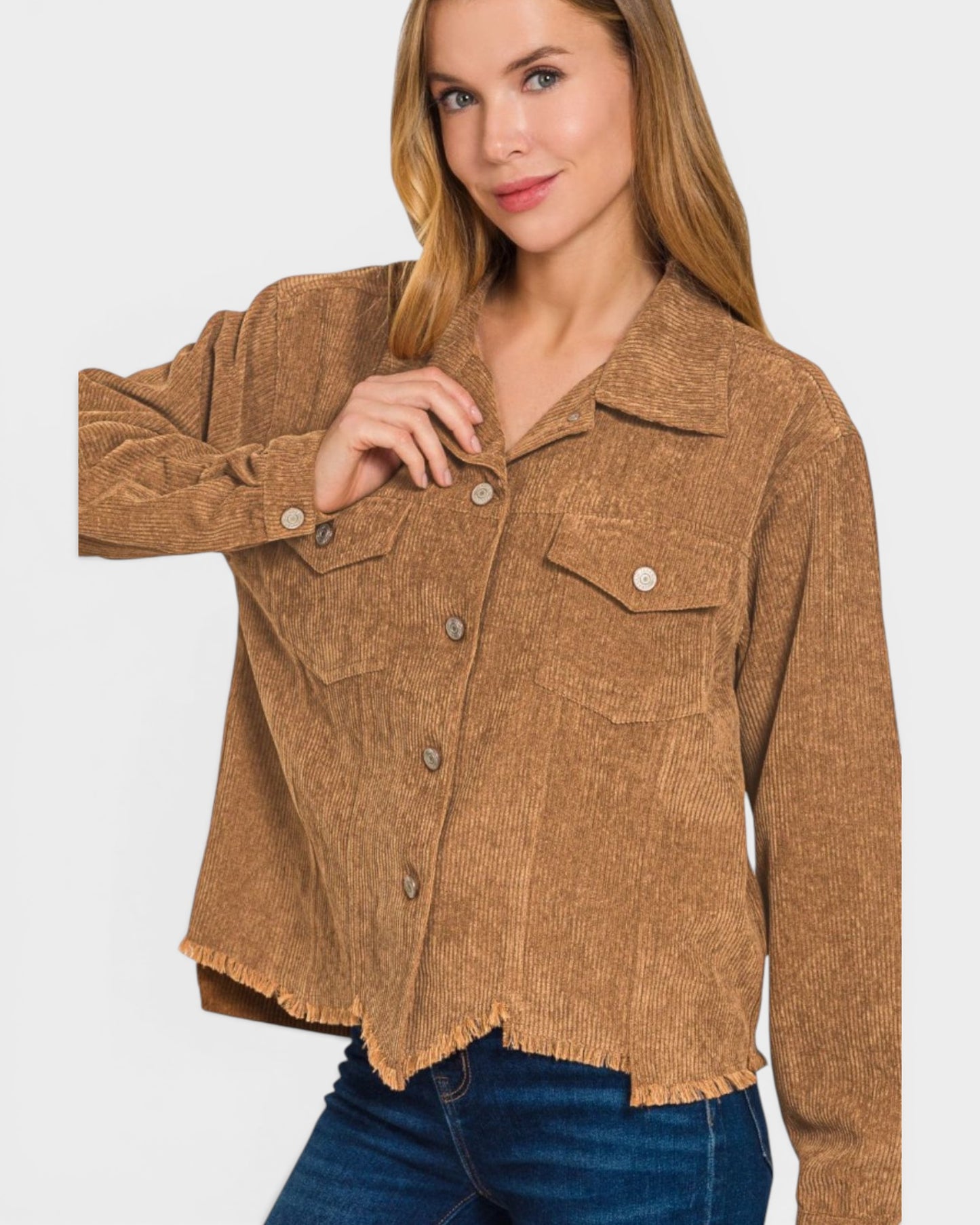 Camel Corduroy Jacket
