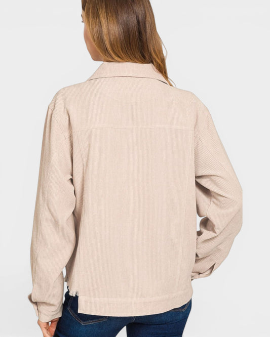 Oatmeal Corduroy Jacket