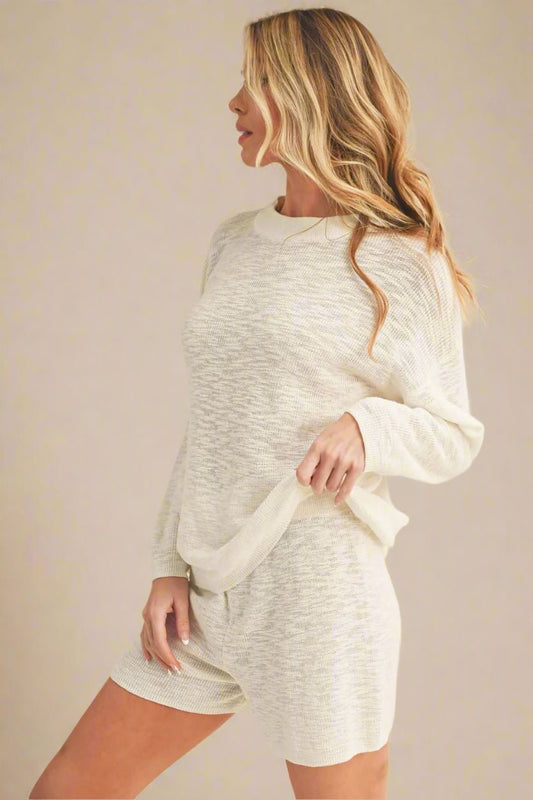 AEMI+CO - Oatmeal Lightweight Sweater