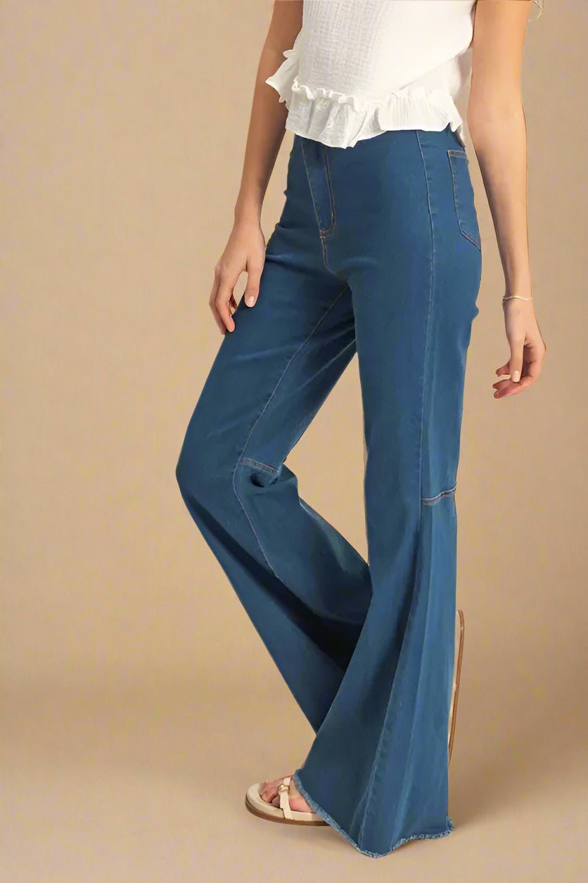 HYFVE - Dark Denim Flare Jeans