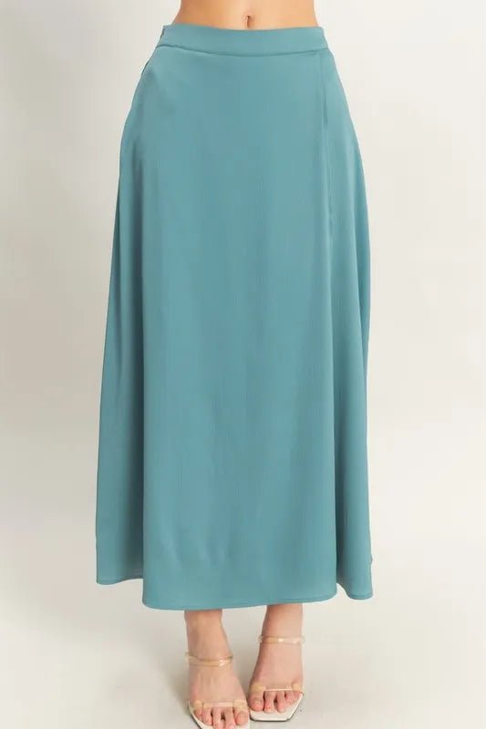 HYFVE - Ocean Teal Crop Top and Maxi Skirt Set