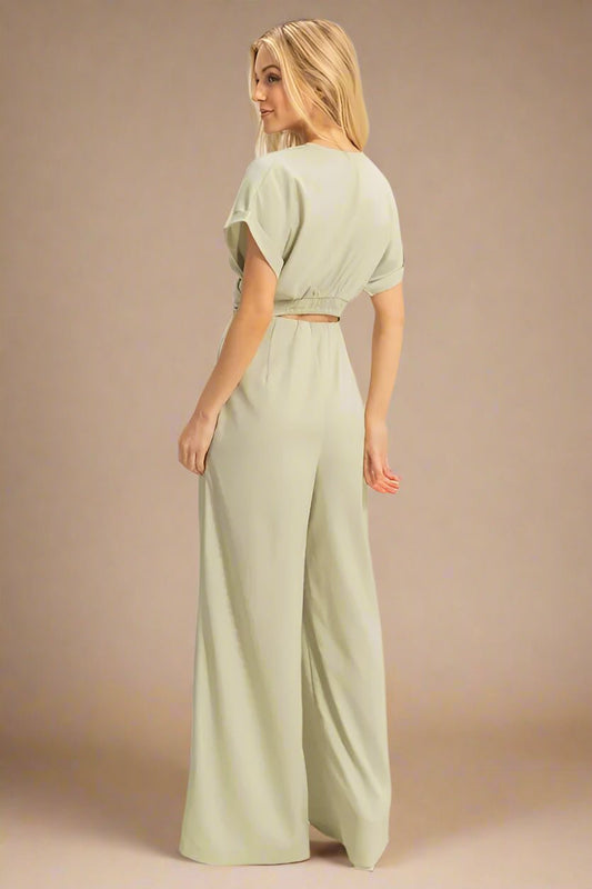 HYFVE - Sage Twist Front Set with Wide Leg Pants