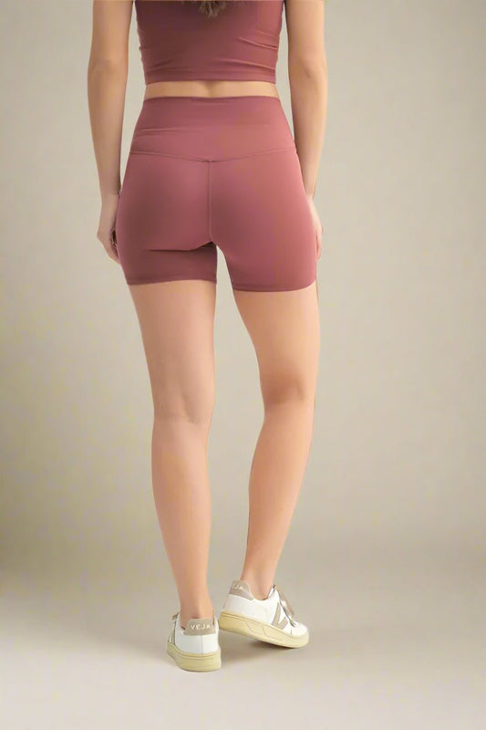 Mono B - High Waist Biker Shorts – Terra Cotta Rose