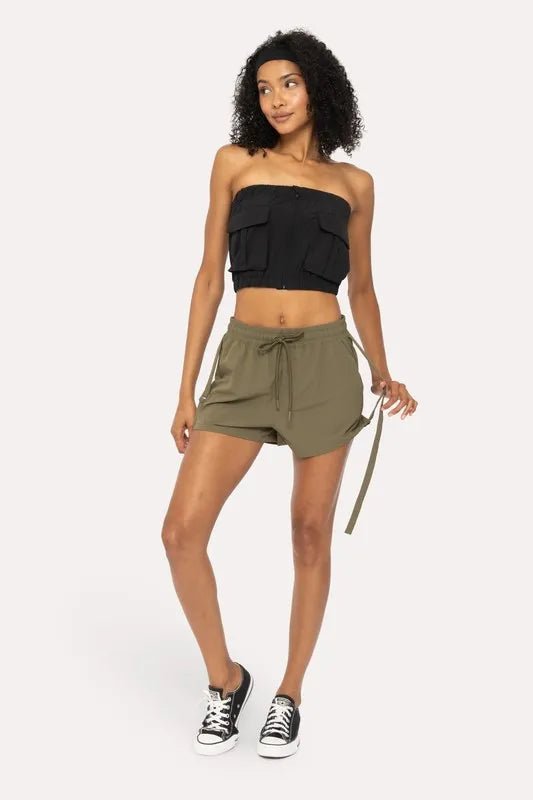 Mono B - Utility Pocket Tube Top – Black