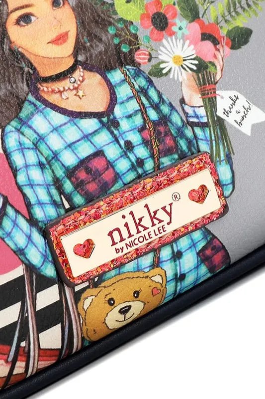 Nicole Lee USA - Go Girl Belted Crossbody – Multi Patch