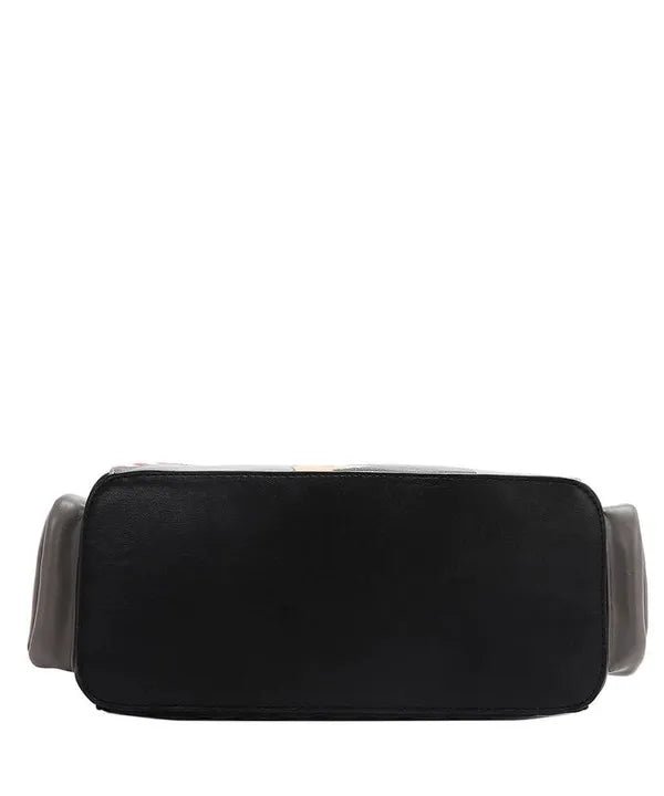 Nicole Lee USA - Paris Muse Graphic Tote in Black Eco - Leather