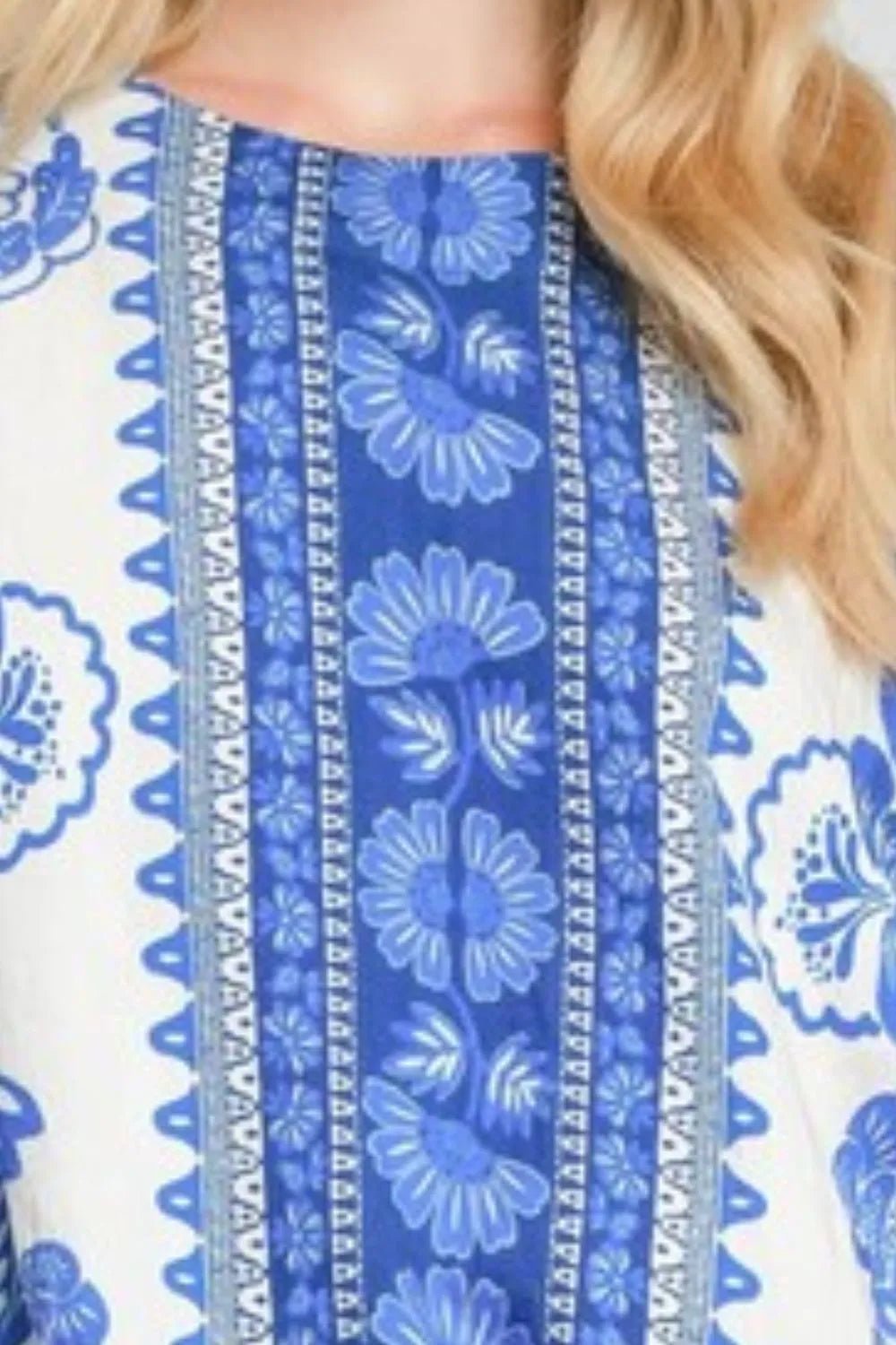 UMGEE - Blue Mirage Caftan Top