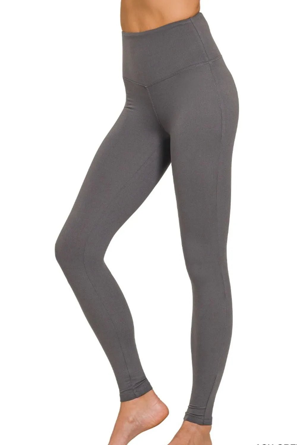 Zenana - Charcoal High Waisted Leggings