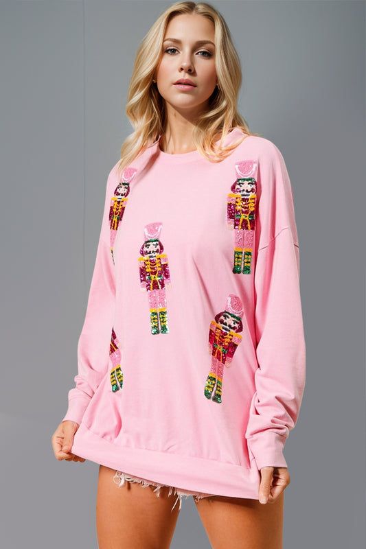 Sequin Nutcracker Sweatshirt