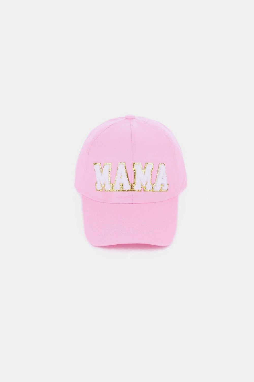 MAMA Sequined Chenille Patch Baseball Cap