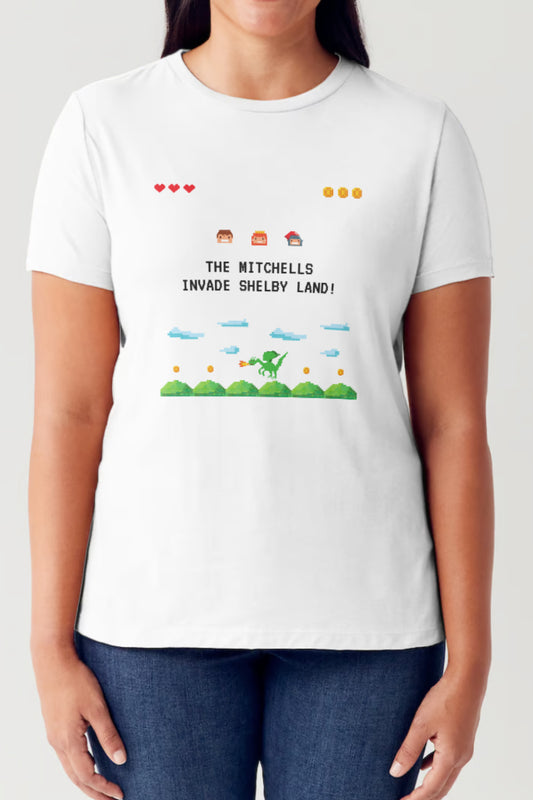 Pixel Game Graphic Short Sleeve T-Shirt