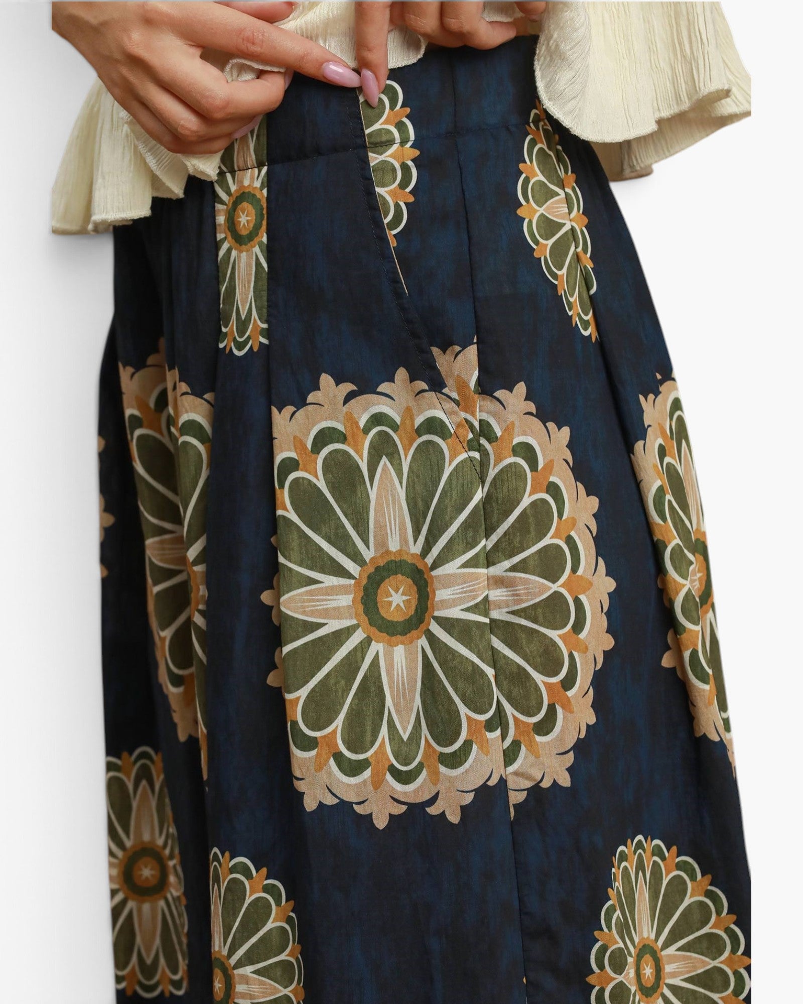 Midnight Medallion Print Pants