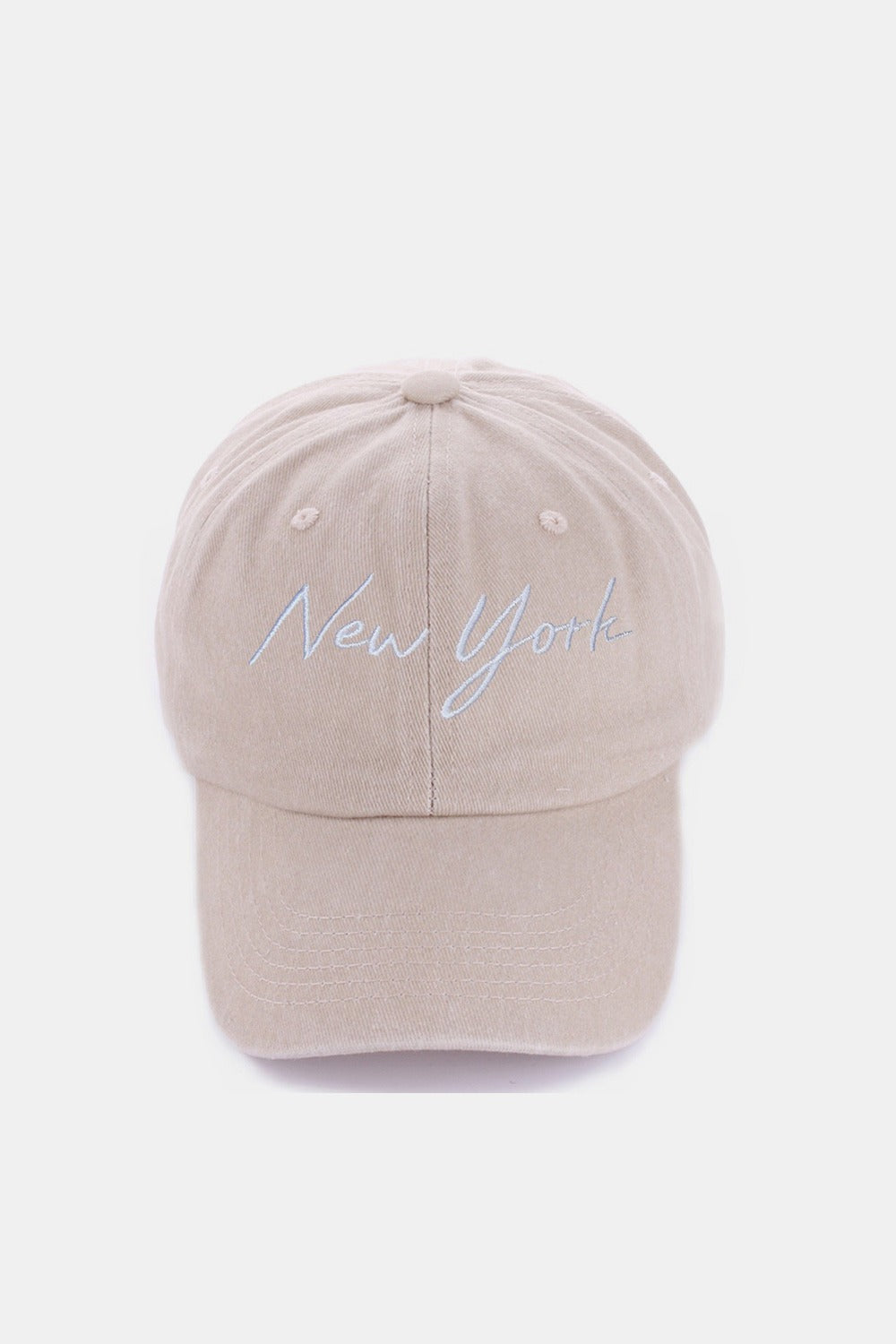 Washed Embroidered Baseball Cap