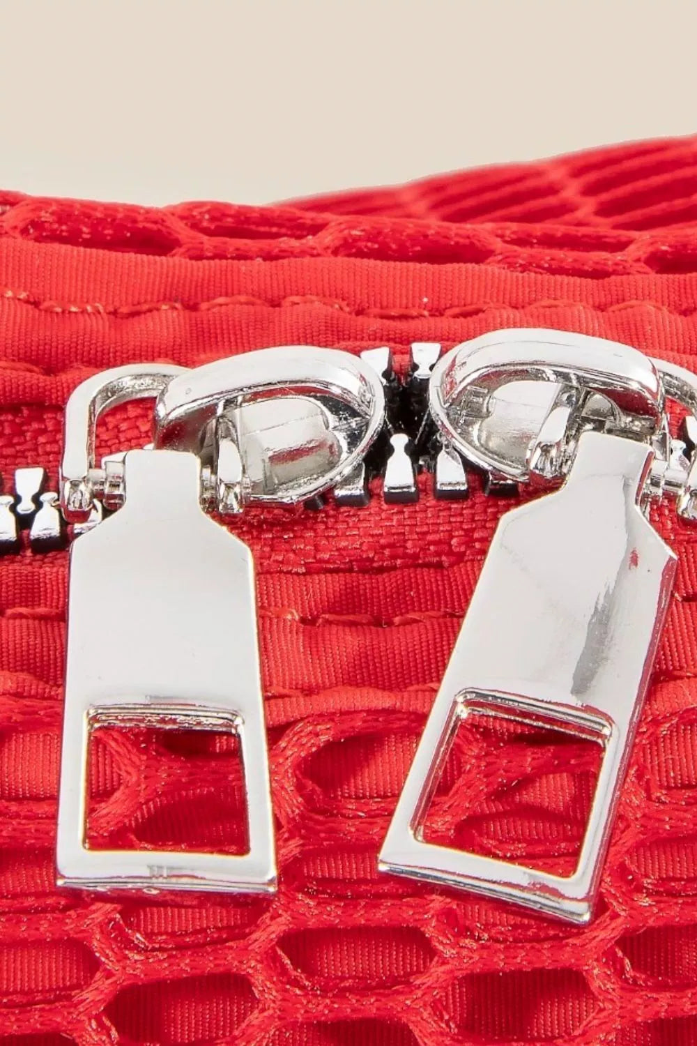 Mesh Knot-Handle Hobo Bag