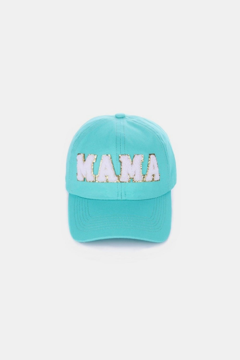 MAMA Sequined Chenille Patch Baseball Cap