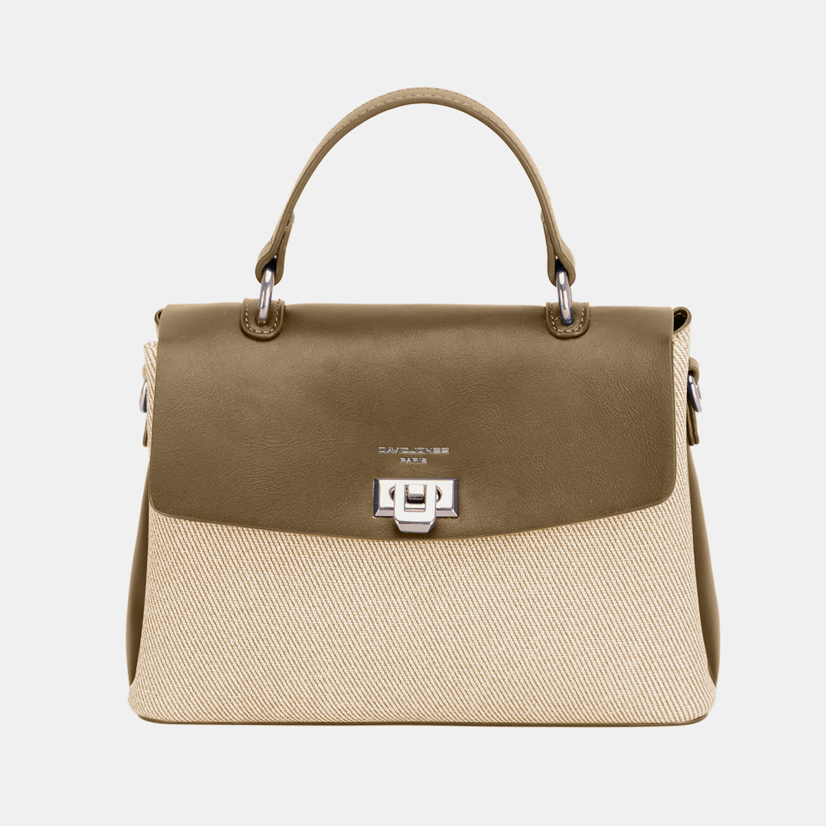 Aurora Vegan Leather Contrast Handbag