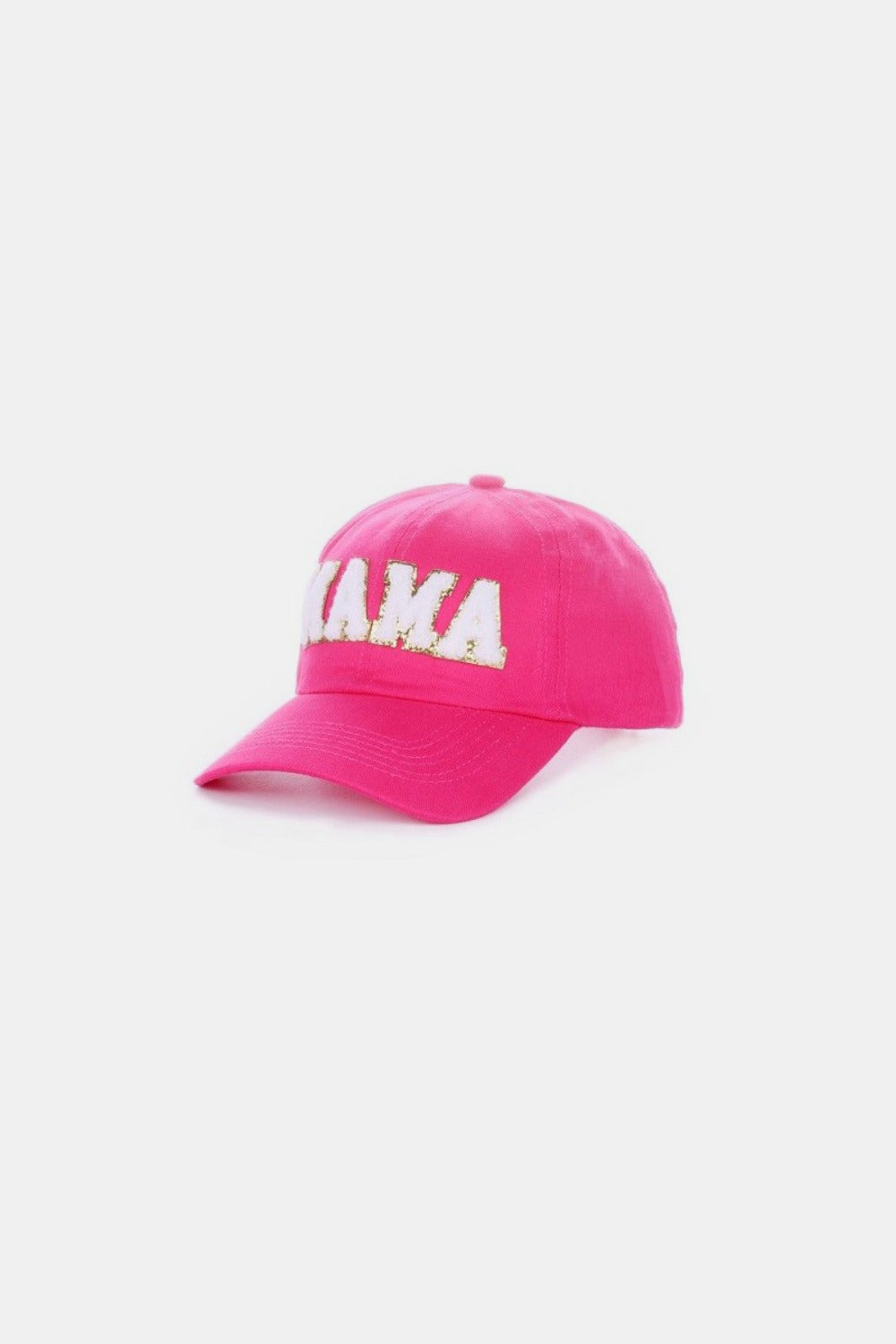 MAMA Sequined Chenille Patch Baseball Cap