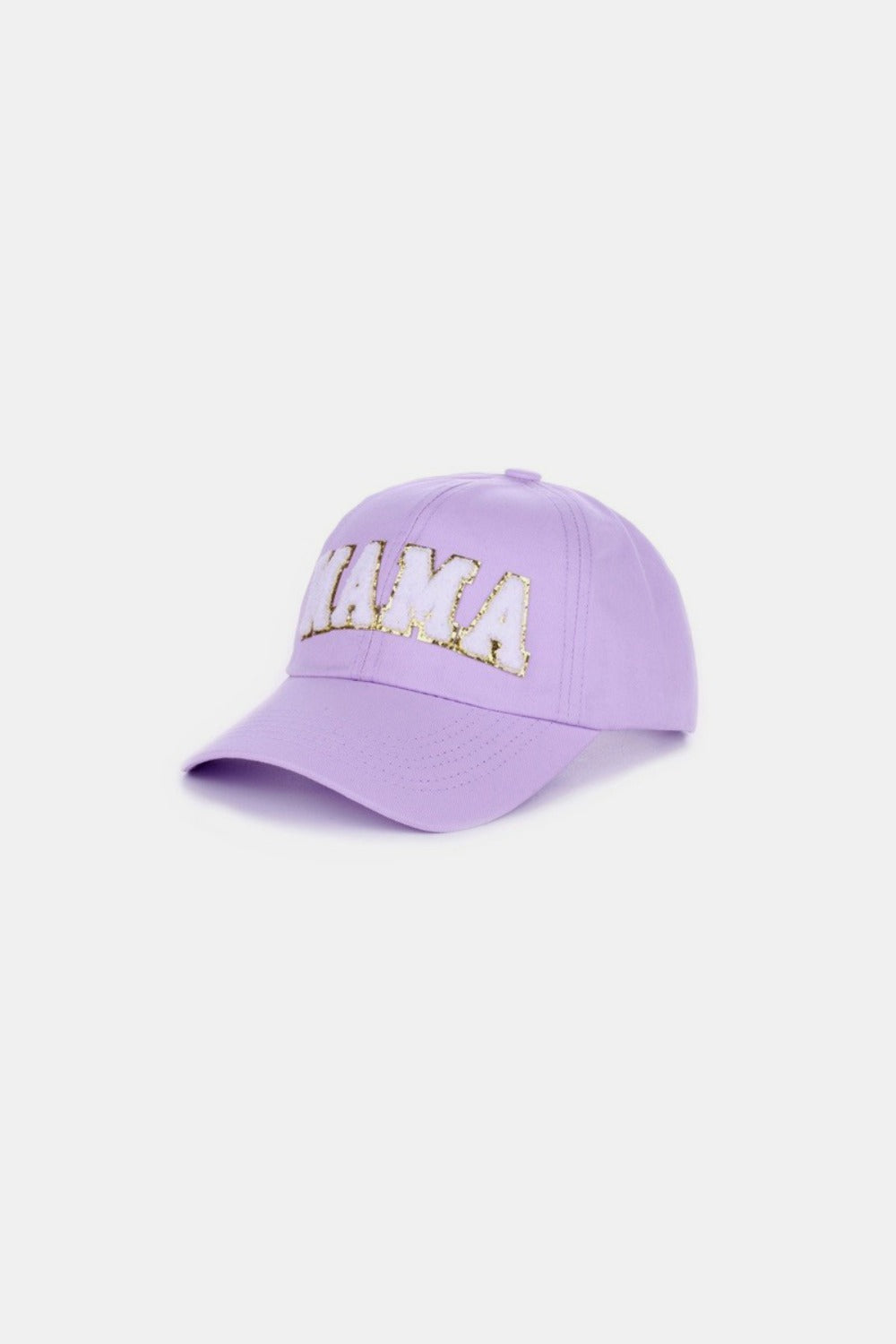 MAMA Sequined Chenille Patch Baseball Cap