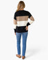 Black, Taupe & Ivory Color Block Sweater
