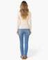 Ivory Floral Lace Long-Sleeve Top