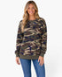 Olive & Navy Camo Crewneck Sweatshirt