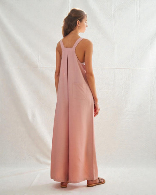 Blush Wide Leg Jumpsuit