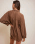 Brown Openwork Relaxed Fit Shirt