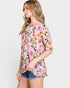 Sand Floral Everyday Top