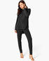 Ribbed Long-Sleeve Top & Leggings Set
