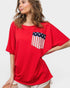 Red Americana Pocket Tee