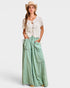 Ivory Tie Front Open Knit Cardigan