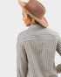 Blue Stripe Button-Up Shirt