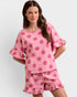 Blush Pink Polka Dot Lounge Set