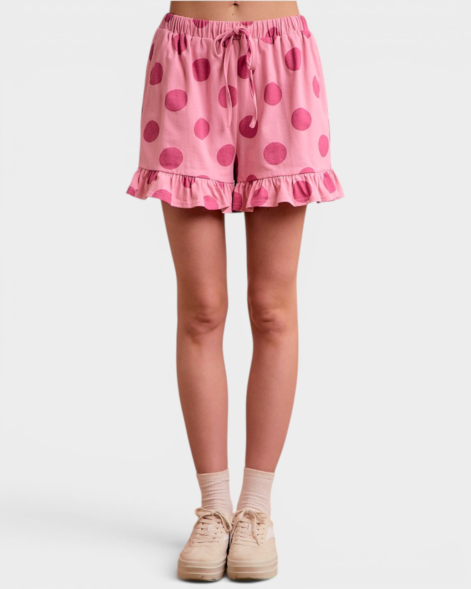 Blush Pink Polka Dot Lounge Set