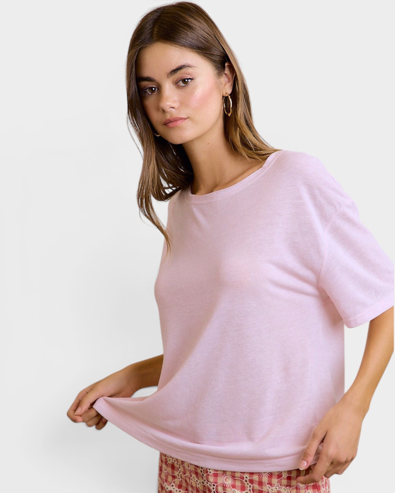 Pale Lavender Jersey Relaxed Tee