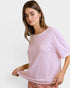 Pale Lavender Jersey Relaxed Tee