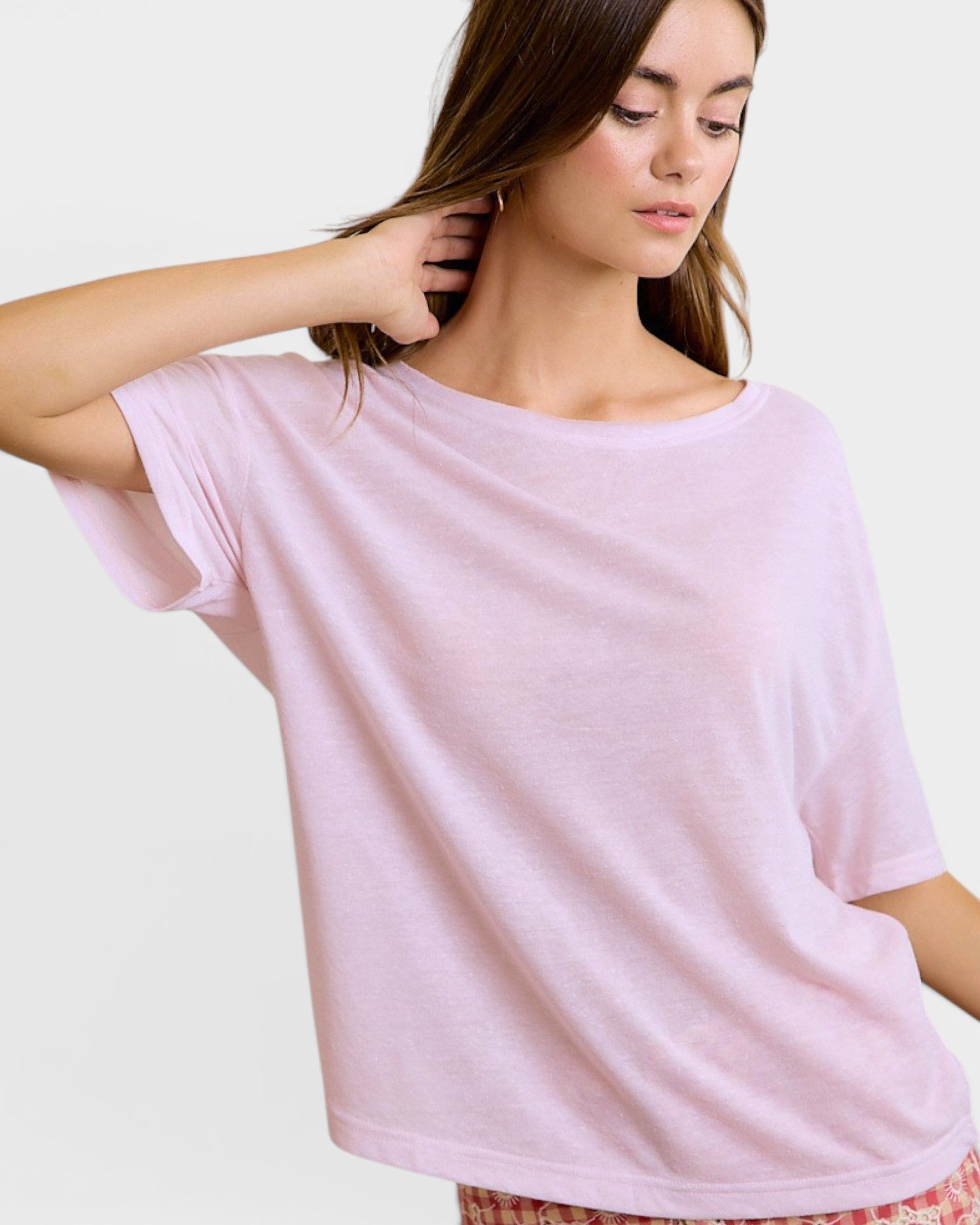 Pale Lavender Jersey Relaxed Tee