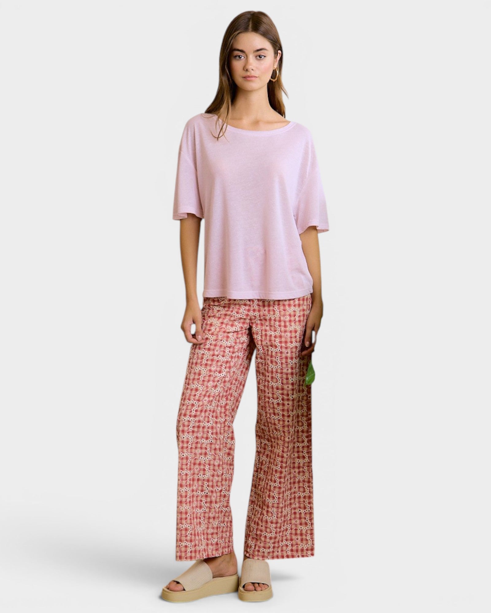 Pale Lavender Jersey Relaxed Tee