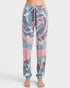 Tie-dye pants on a white background