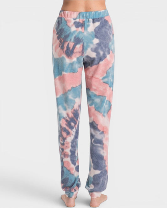 Tie-dye pants on a white background