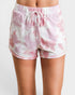 Blush Pink Tie Dye Lounge Shorts