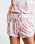 Blush Pink Tie Dye Lounge Shorts