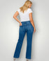 Medium Wash High Rise Straight Leg Jeans
