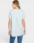 Seafoam Cotton Ringer Tee